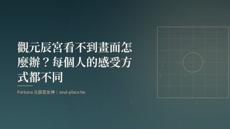 深綠底上的金色窗櫺,一半明一半暗,象徵看不清畫面時的內在感知